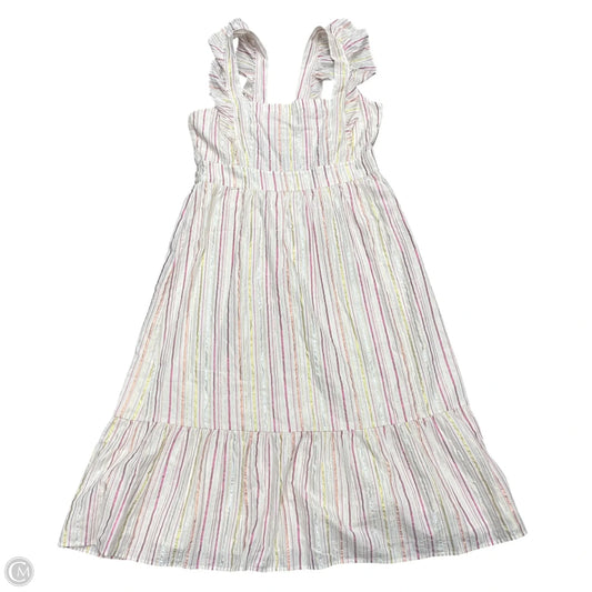 Dress Casual Maxi By Loft In Striped Pattern, Size: L