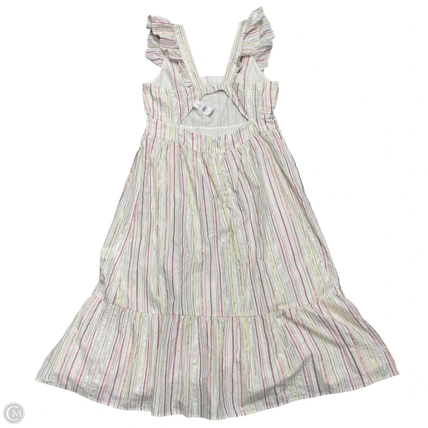 Dress Casual Maxi By Loft In Striped Pattern, Size: L