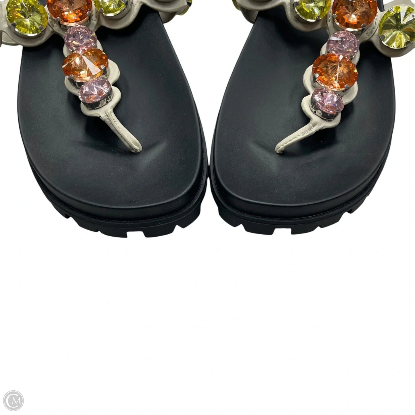 Sandals Flats By Gb In Black, Size: 7.5