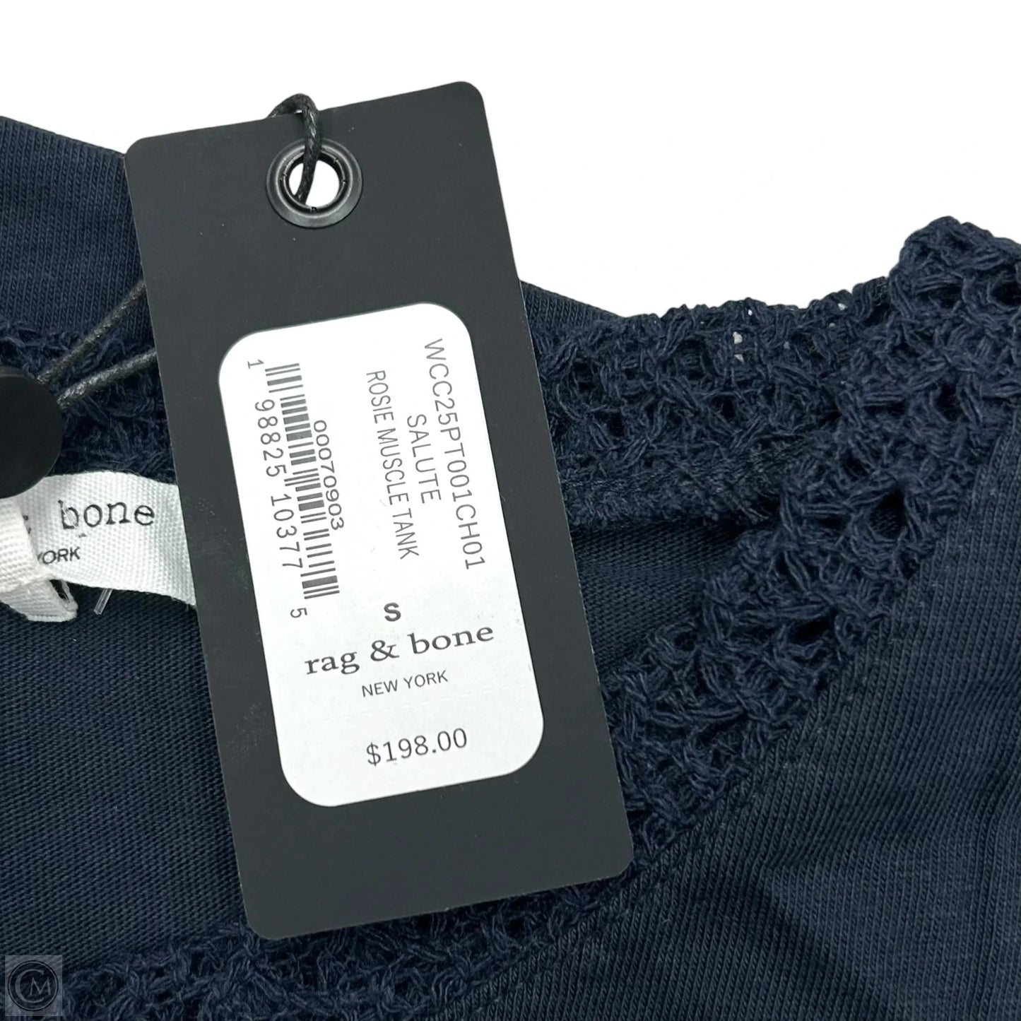 Top Short Sleeve By Rag And Bone In Navy, Size: S
