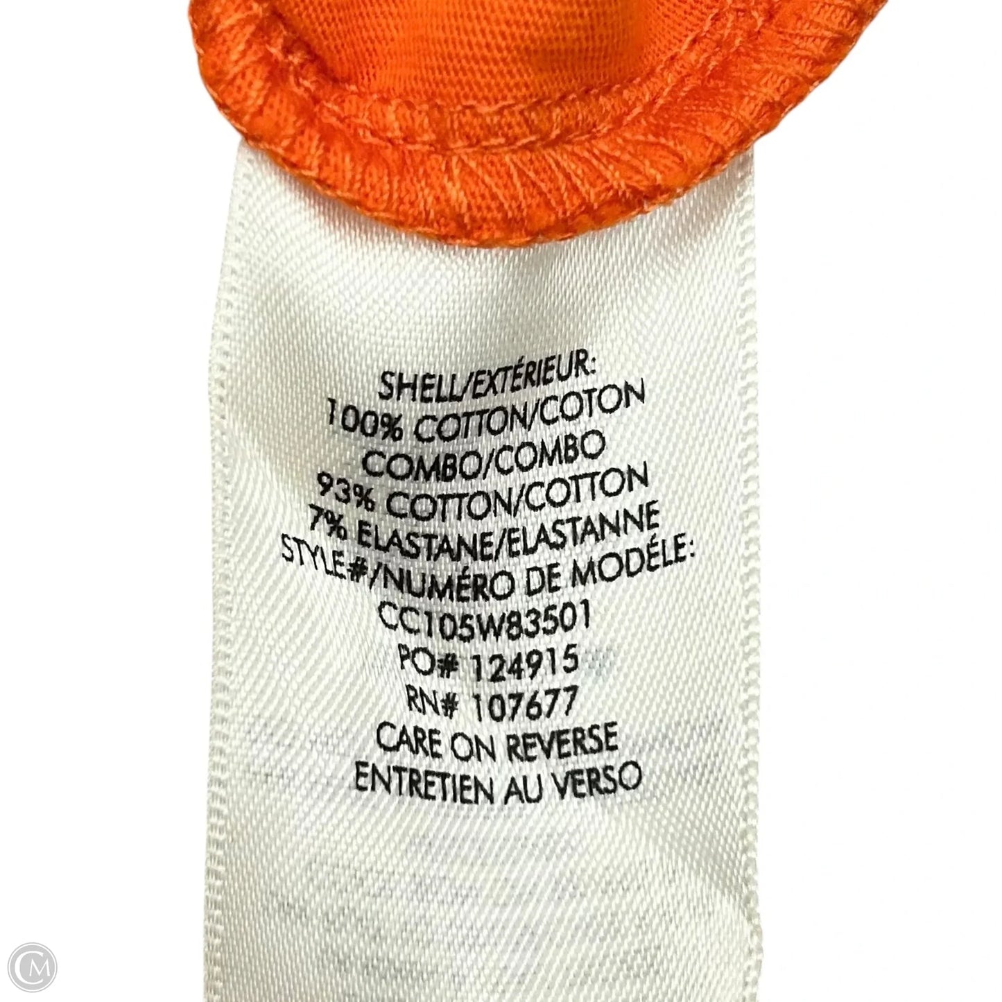 Dress Designer By Alice + Olivia In Orange, Size: M