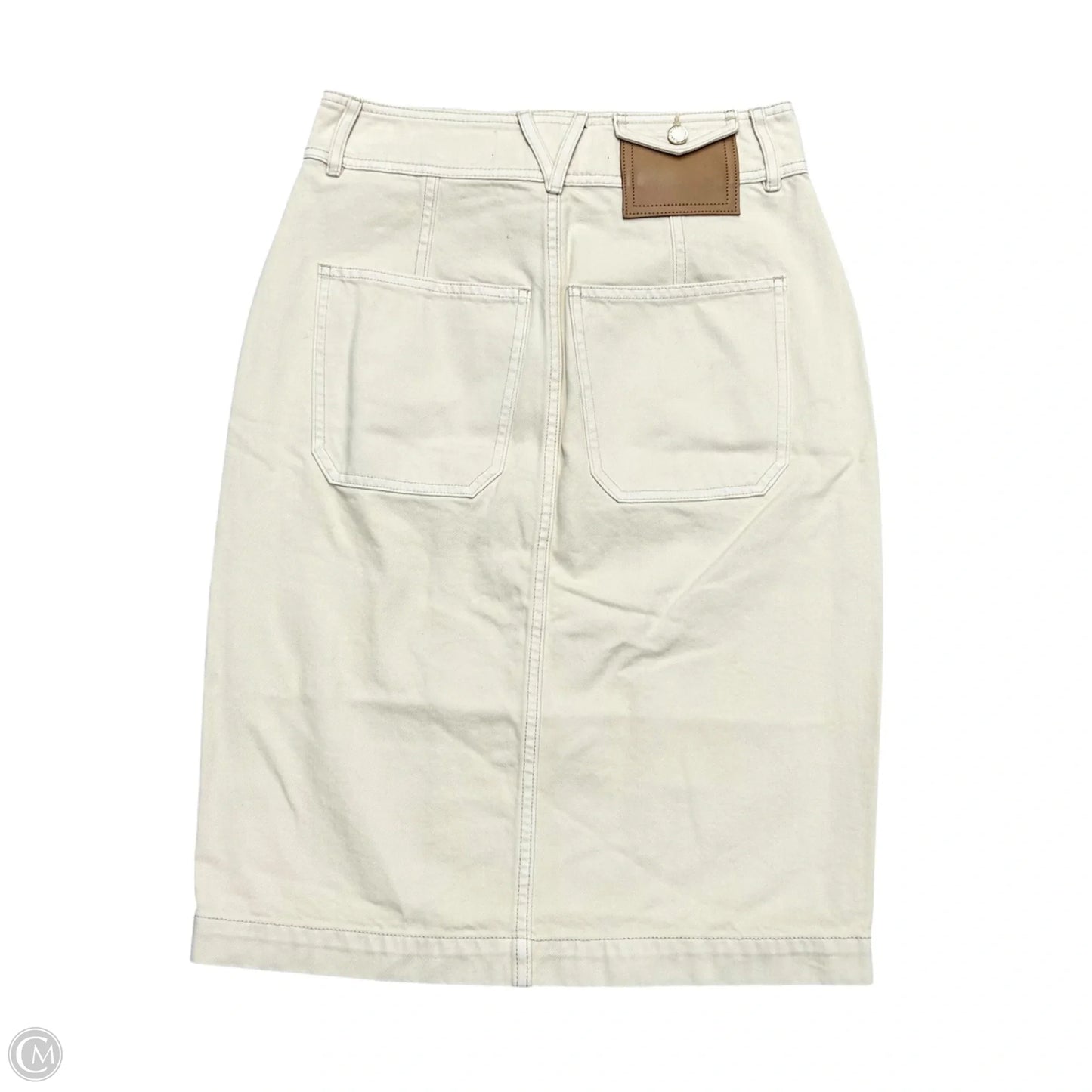 Skirt Midi By Veronica Beard In Cream, Size: 2