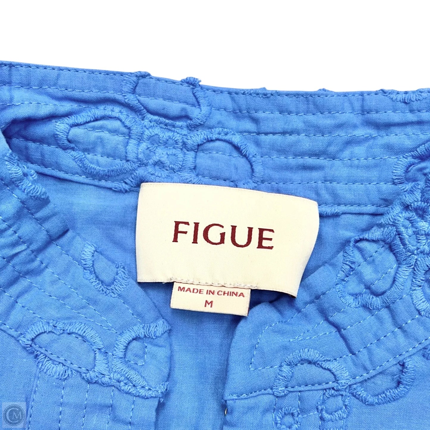 Top Sleeveless By Figue In Blue, Size: M