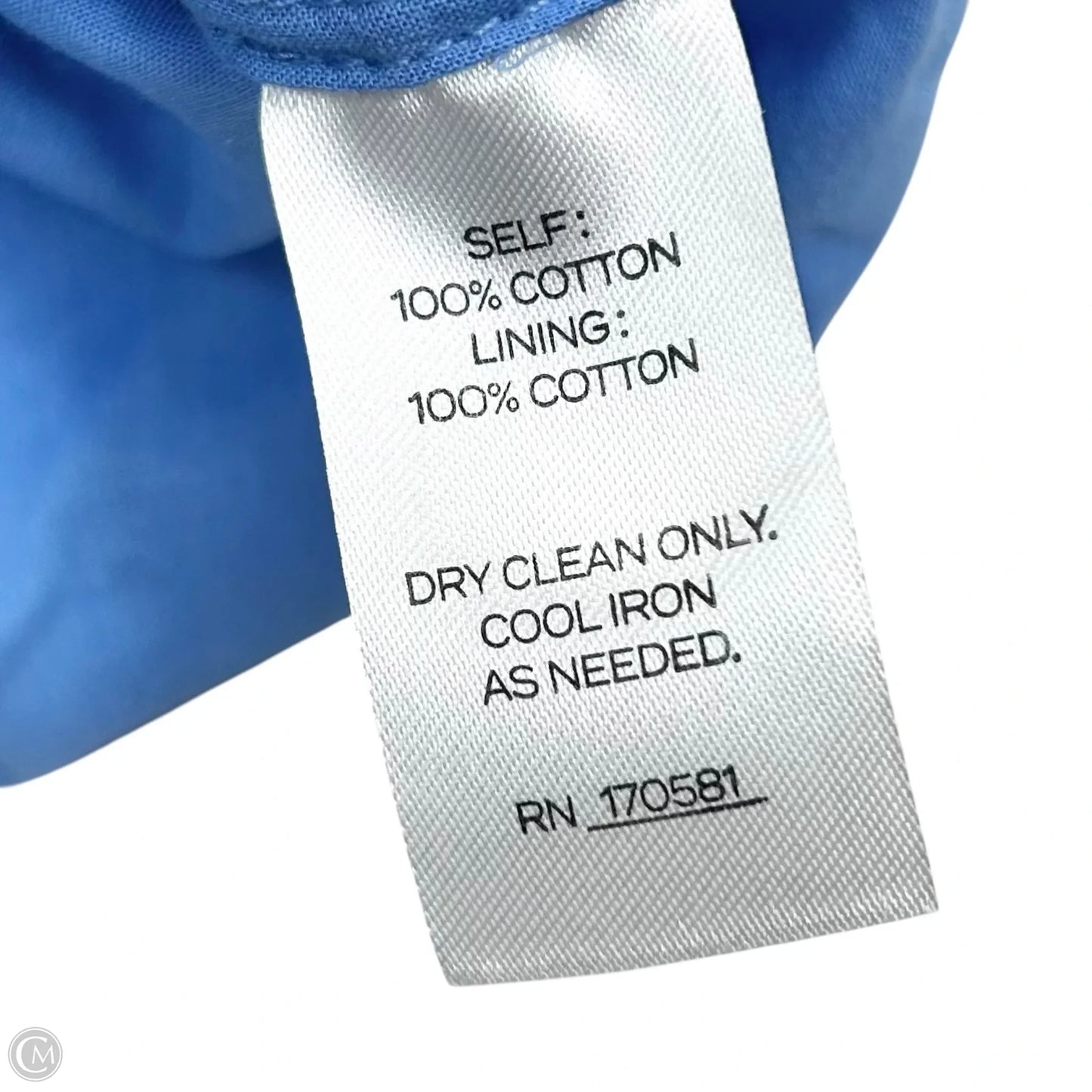Top Sleeveless By Figue In Blue, Size: M