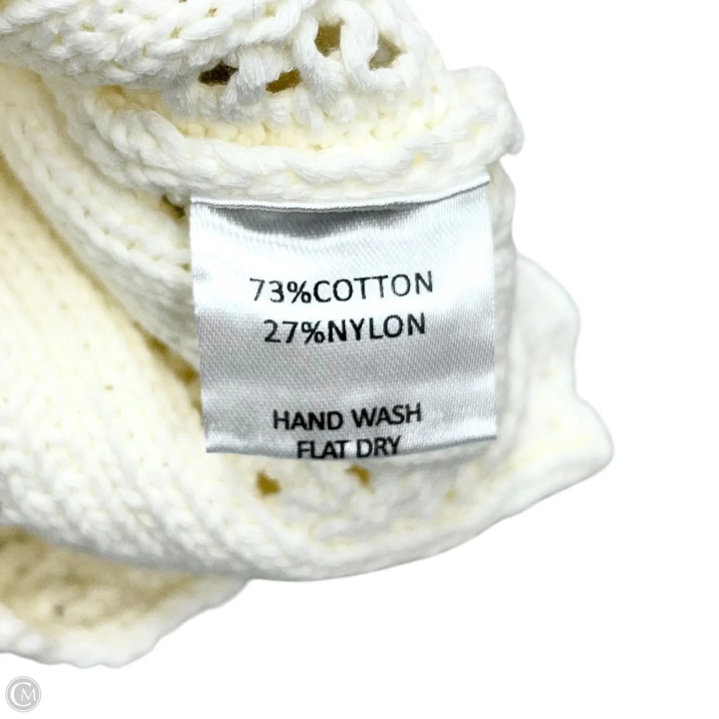 Sweater Short Sleeve By Marie Oliver In White, Size: S