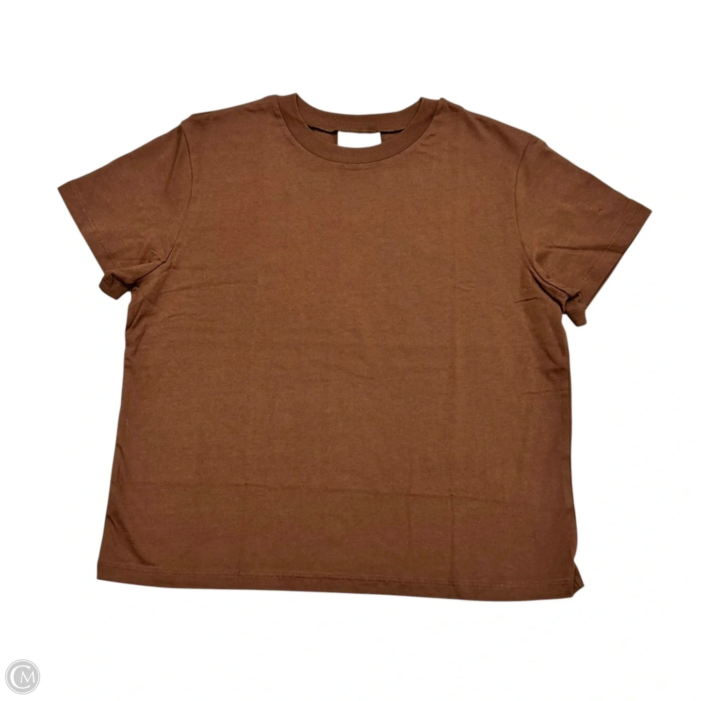 Top Short Sleeve By Reformation In Brown, Size: M