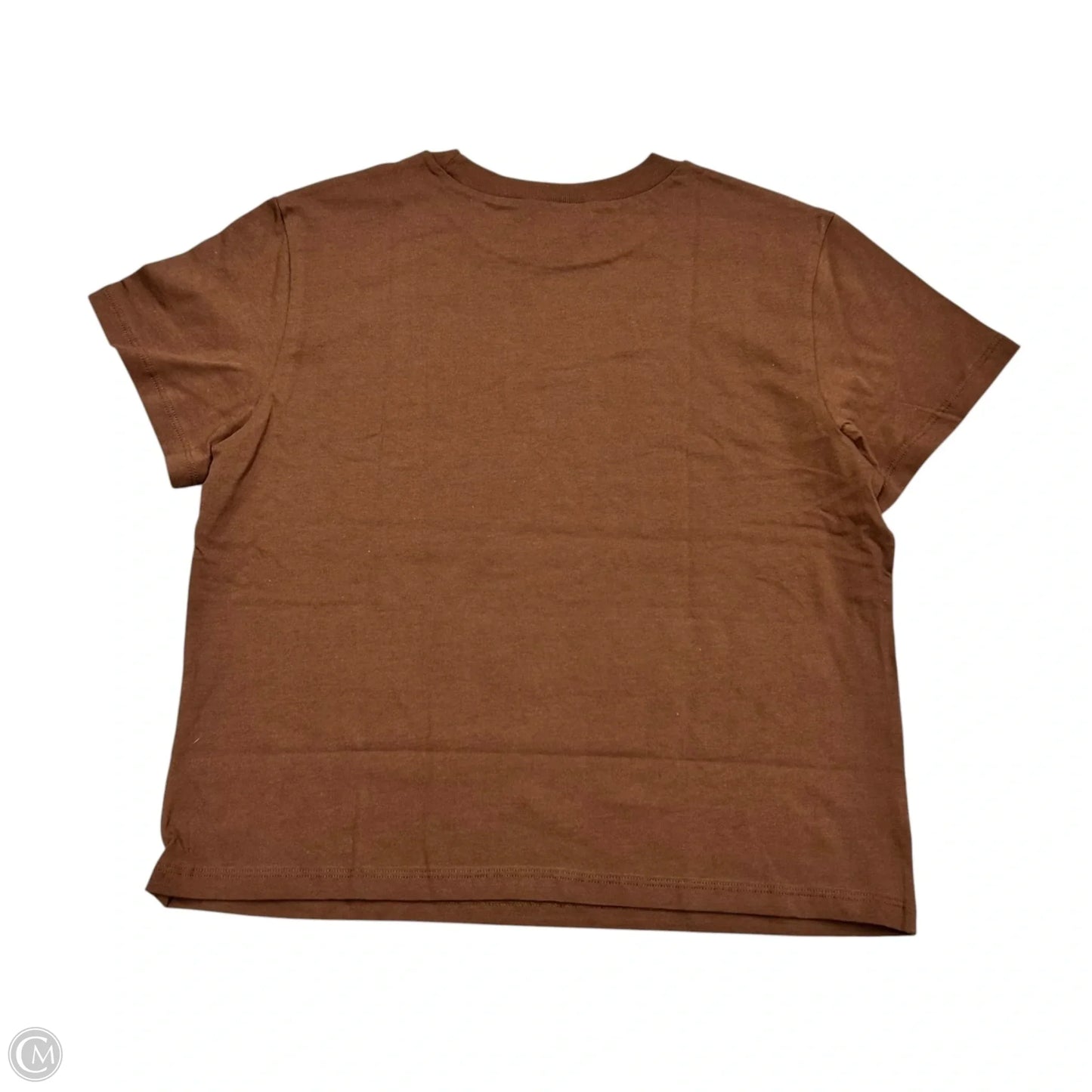 Top Short Sleeve By Reformation In Brown, Size: M