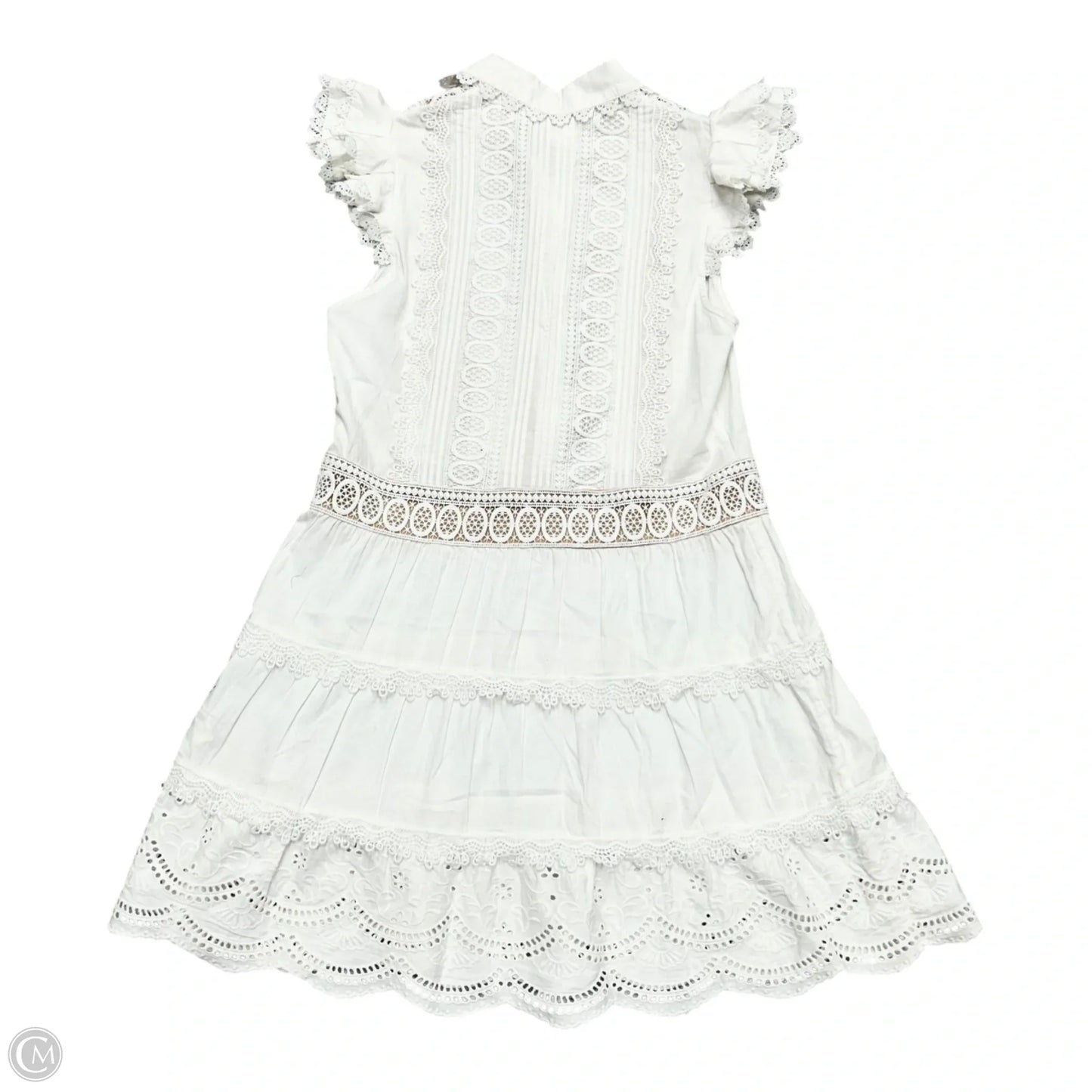 Dress Designer By Alice + Olivia In White, Size: S