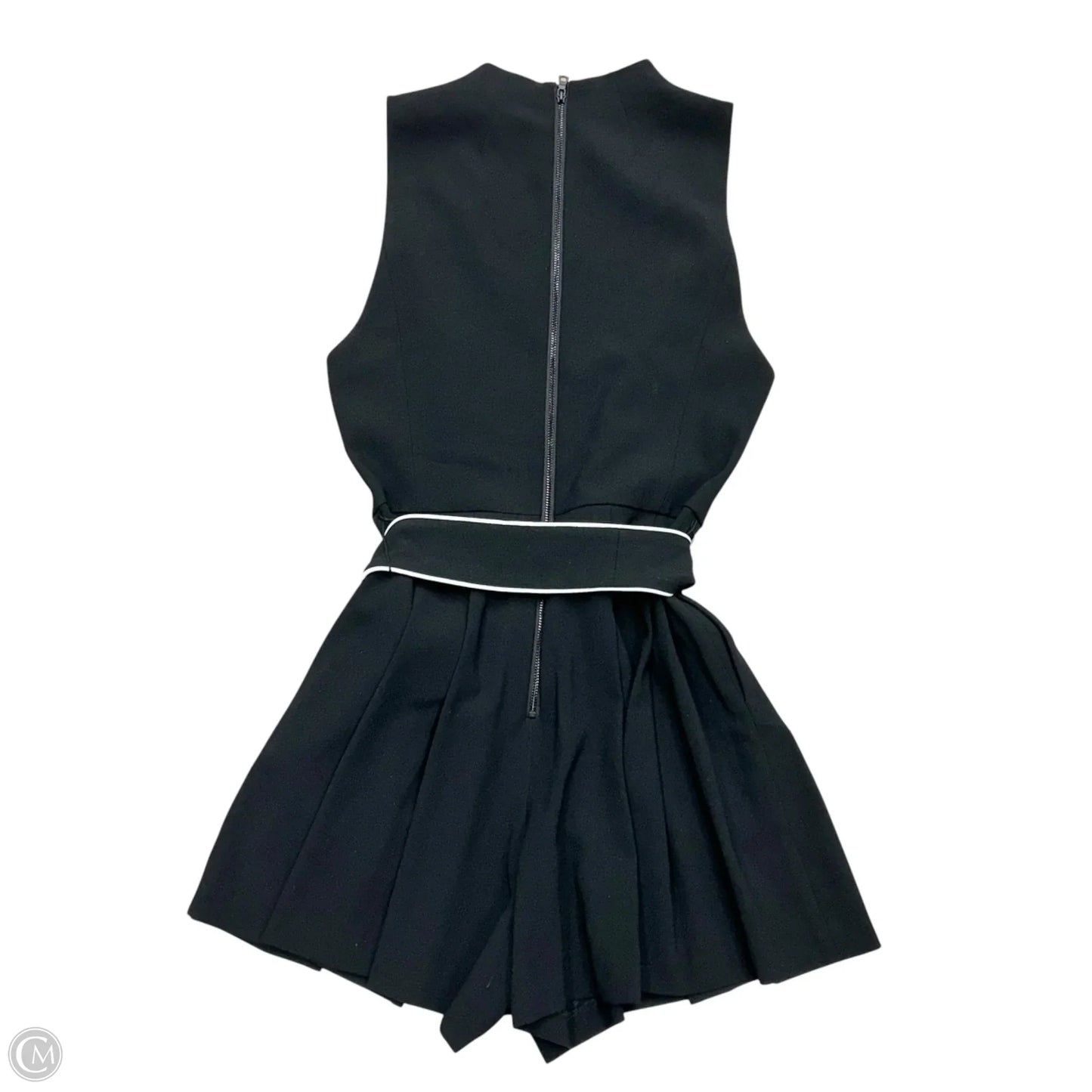 Romper Designer By Alice + Olivia In Black, Size: S