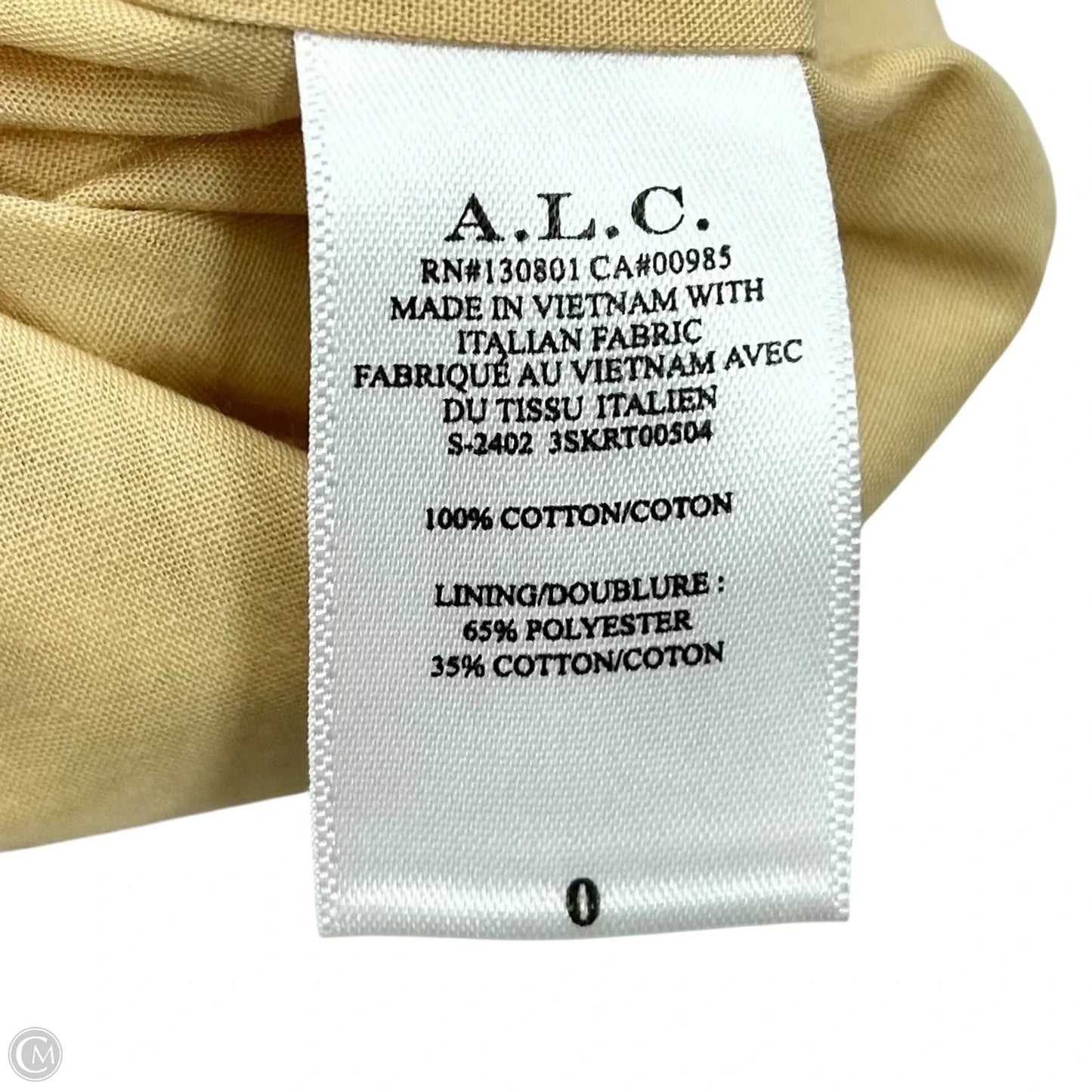 Skirt Midi By Alc In Beige, Size: 0