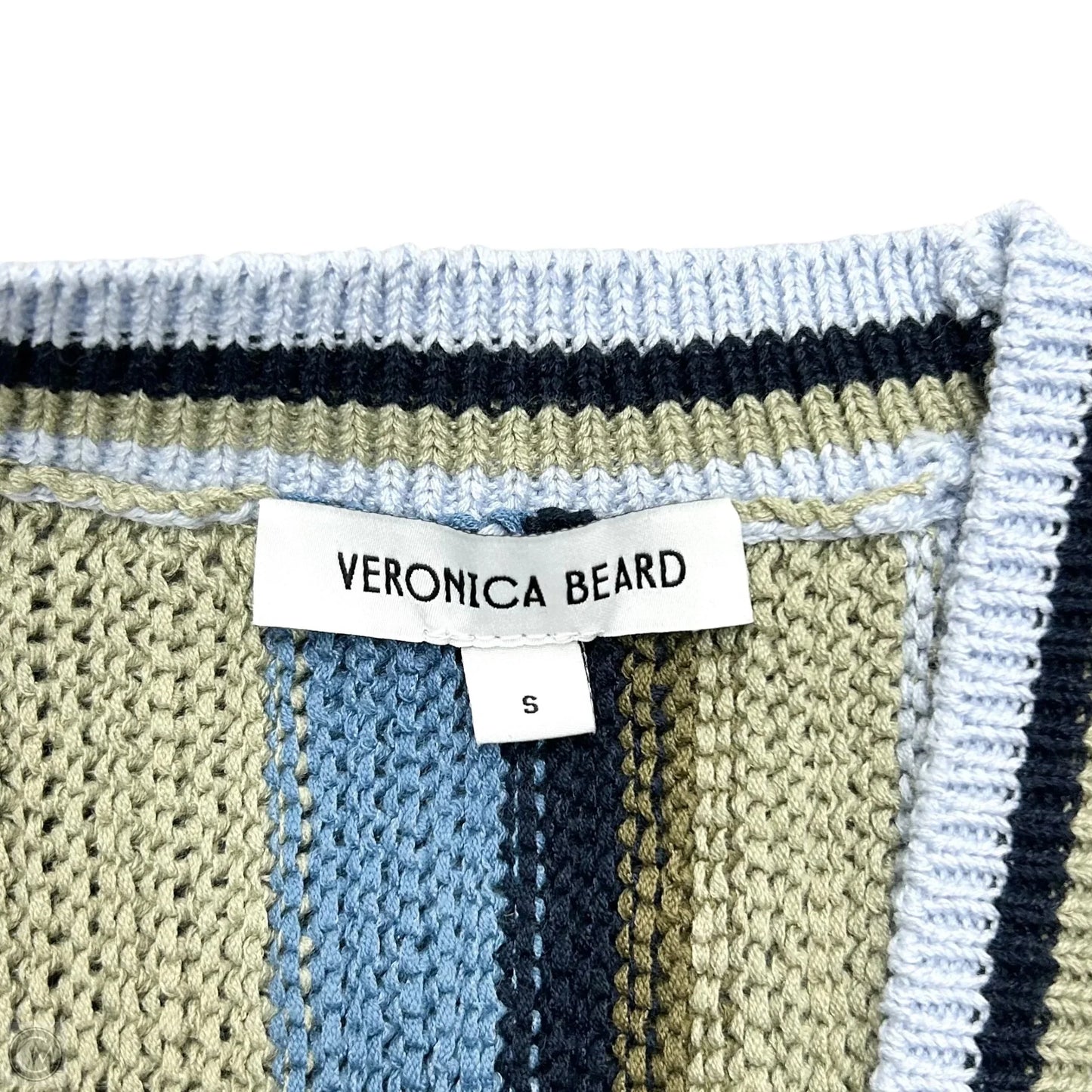 Top Sleeveless By Veronica Beard In Blue & Green, Size: S