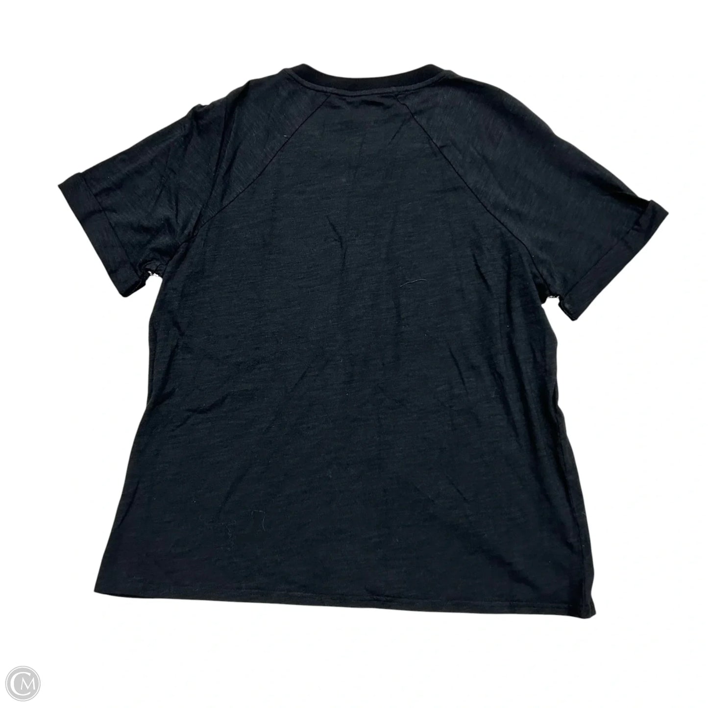 Top Short Sleeve By Cinc A Sept In Black, Size: S