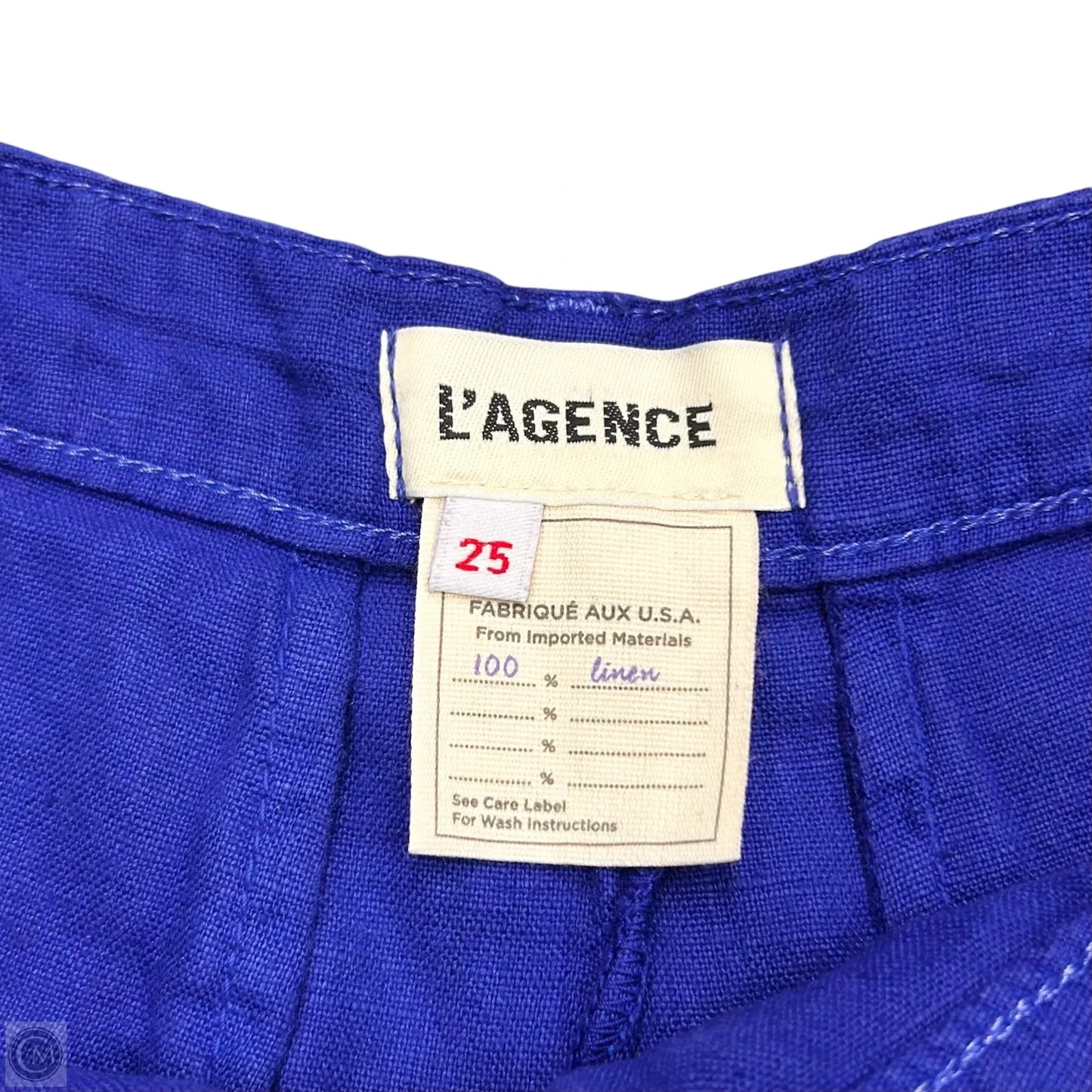 Shorts By L Agence In Blue, Size: 0