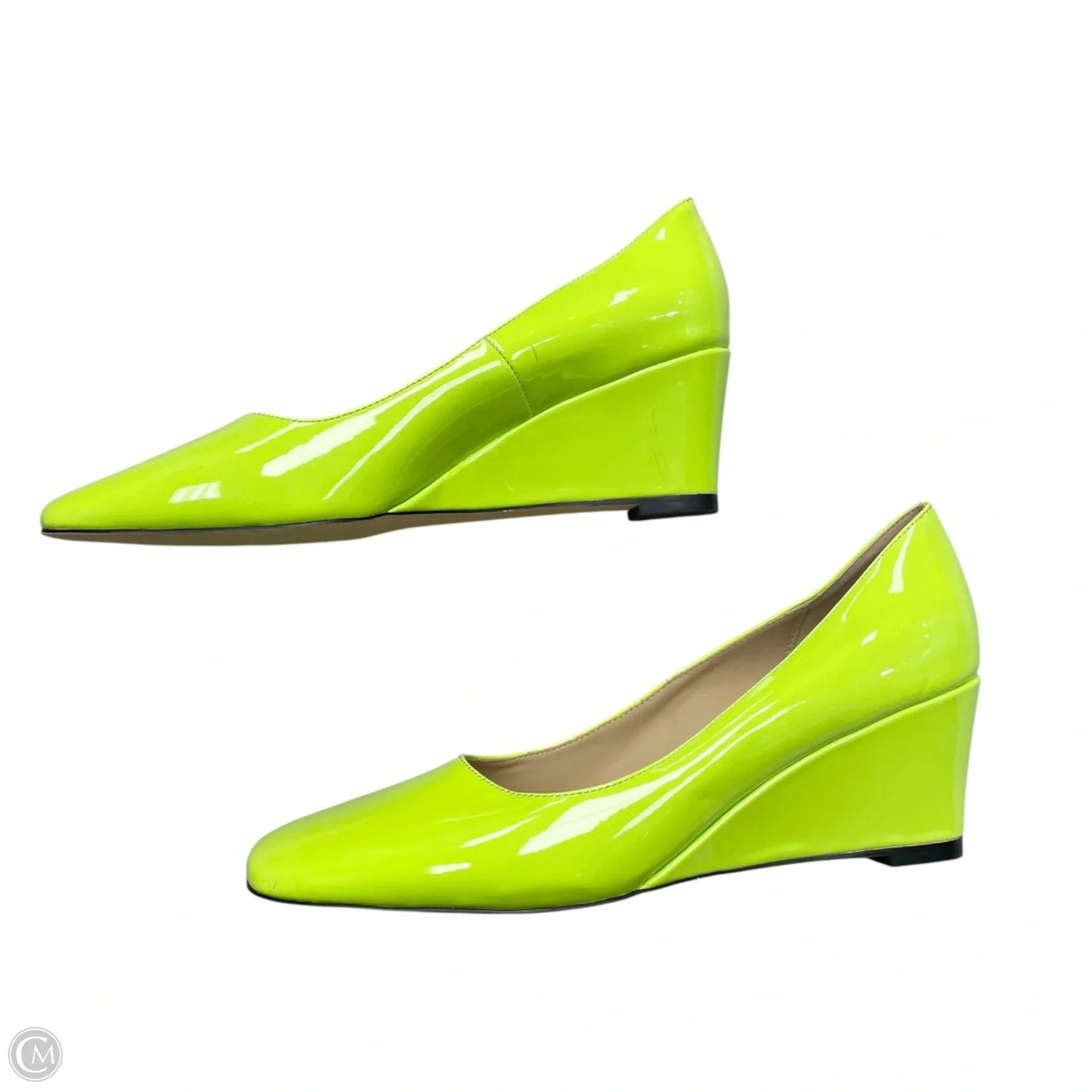 Shoes Heels Wedge By Clothes Mentor In Green, Size: 10.5