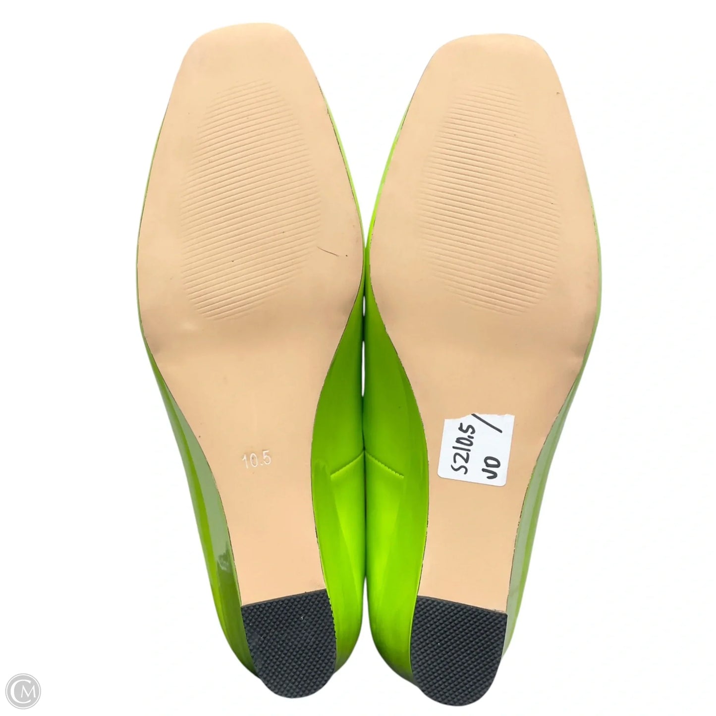Shoes Heels Wedge By Clothes Mentor In Green, Size: 10.5