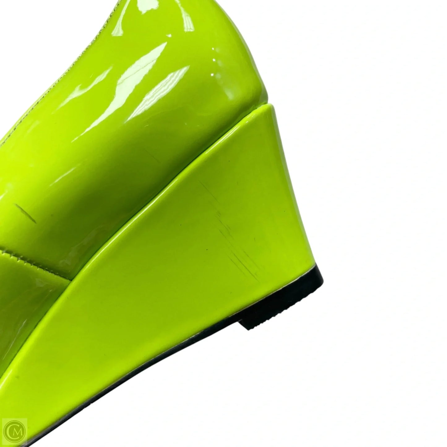 Shoes Heels Wedge By Clothes Mentor In Green, Size: 10.5