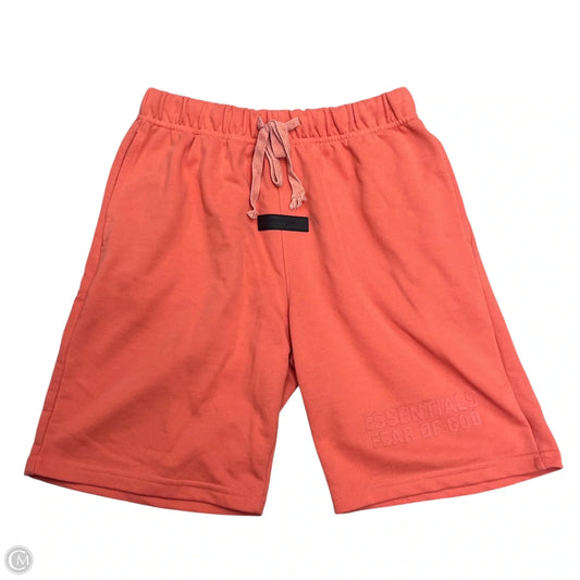 Shorts By Essentials Fear Of God In Peach, Size: L