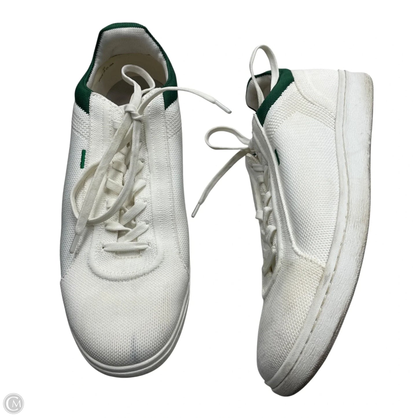 Shoes Sneakers By Vivaia In Green & White, Size: 11.5