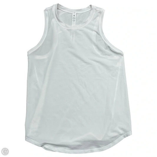 Athletic Tank Top By Lululemon In White, Size: S