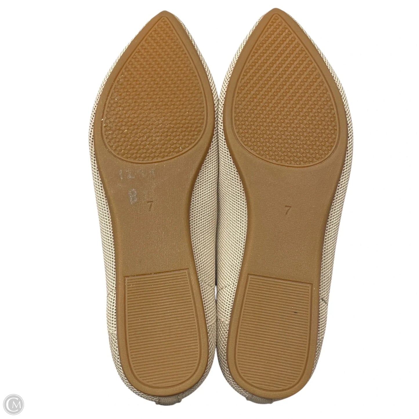 Shoes Flats By Clothes Mentor In Tan, Size: 7
