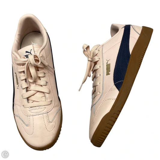Shoes Sneakers By Puma In Blue & Pink, Size: 9