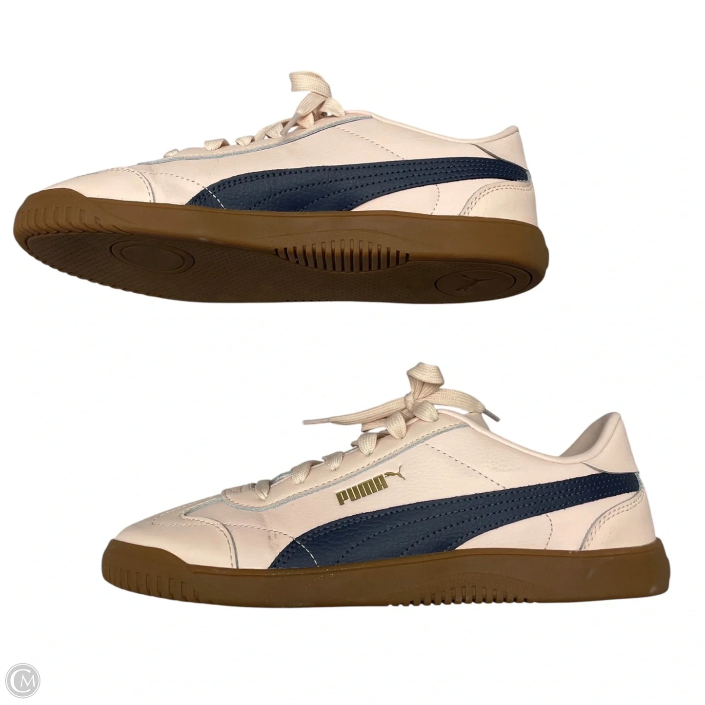 Shoes Sneakers By Puma In Blue & Pink, Size: 9
