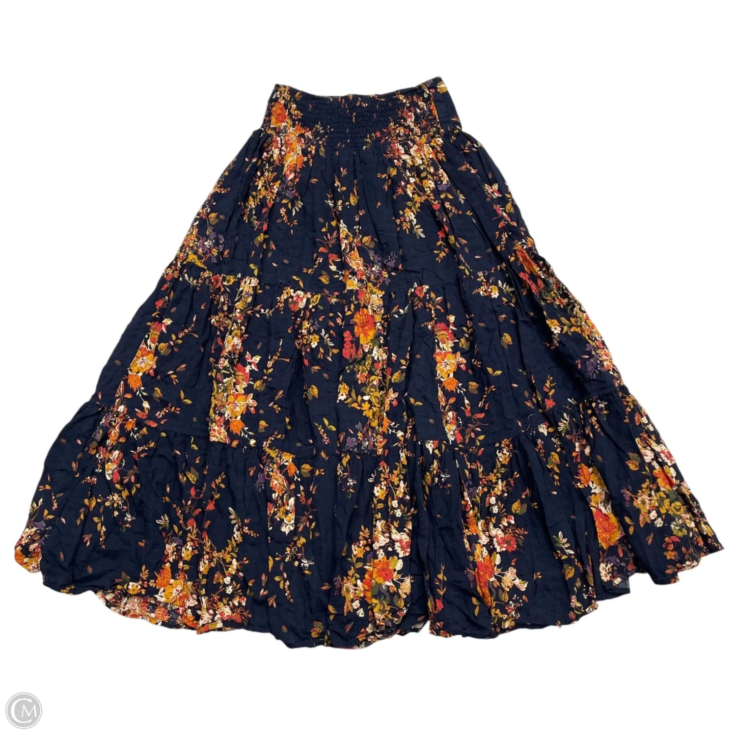 Skirt Maxi By Natural Life In Black & Orange, Size: Xs