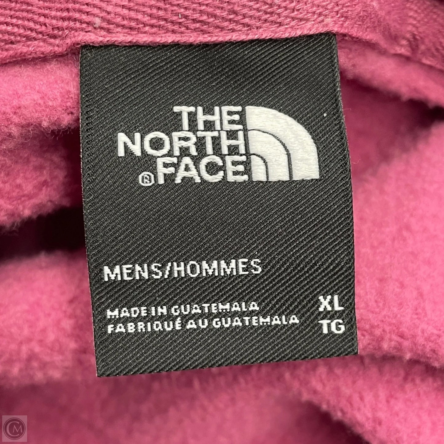Sweatshirt Hoodie By The North Face In Pink & Yellow, Size: Xl