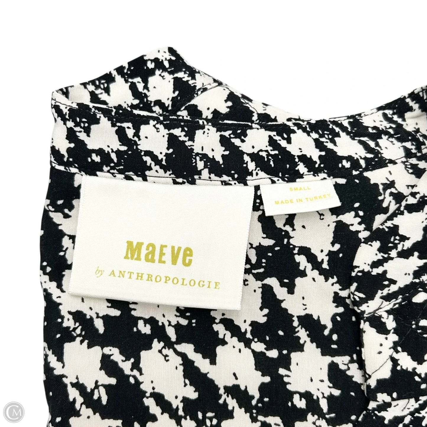 Dress Casual Short By Maeve In Black & White, Size: S