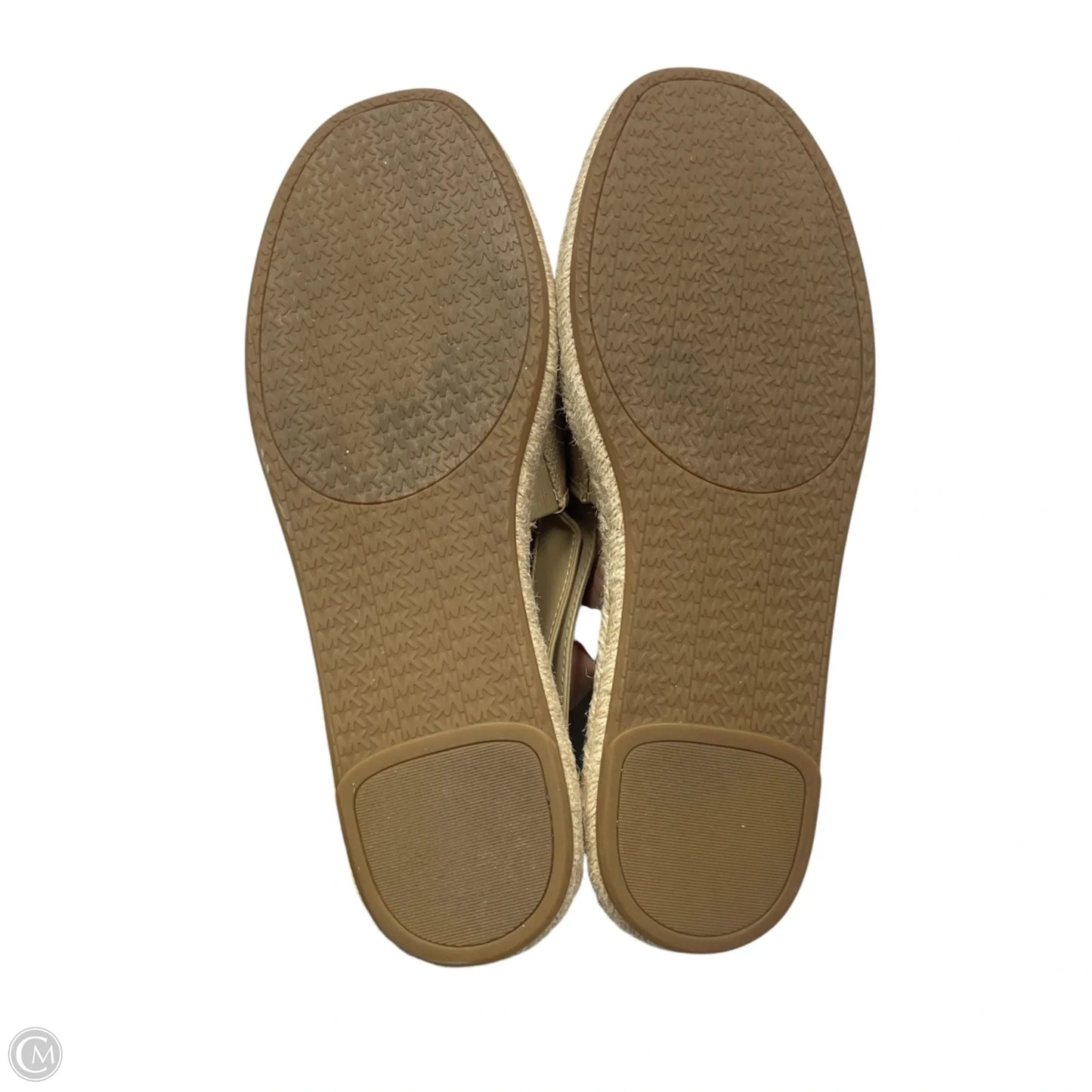 Sandals Flats By Michael By Michael Kors In Beige, Size: 9