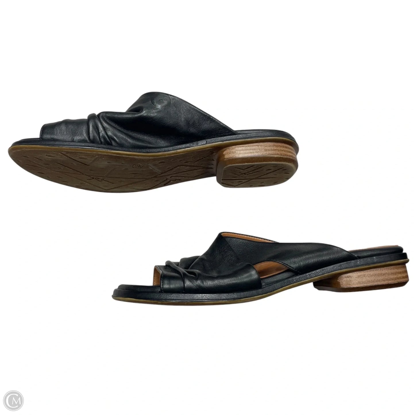 Sandals Flats By Sanata In Black, Size: 7.5