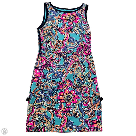 Dress Designer By Lilly Pulitzer In Blue & Pink, Size: M