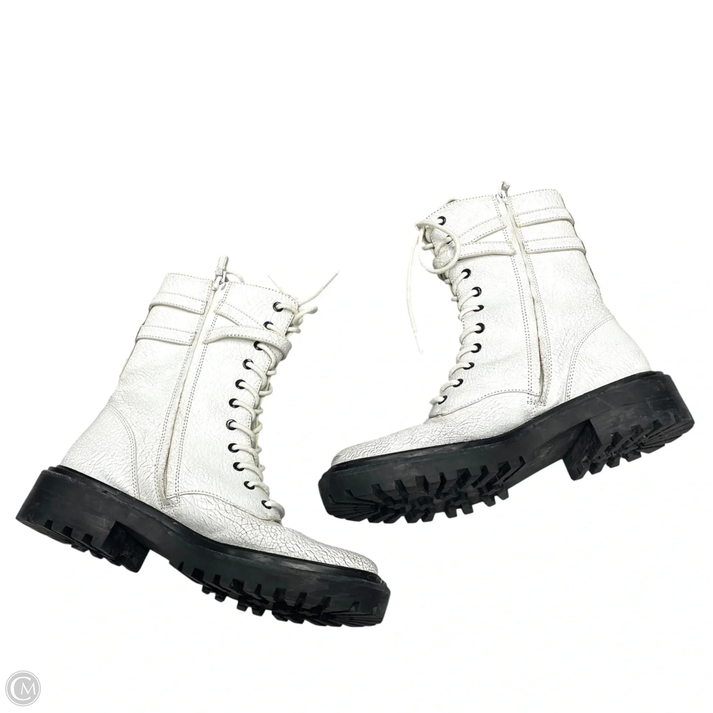 Boots Designer By Tory Burch In White, Size: 9.5