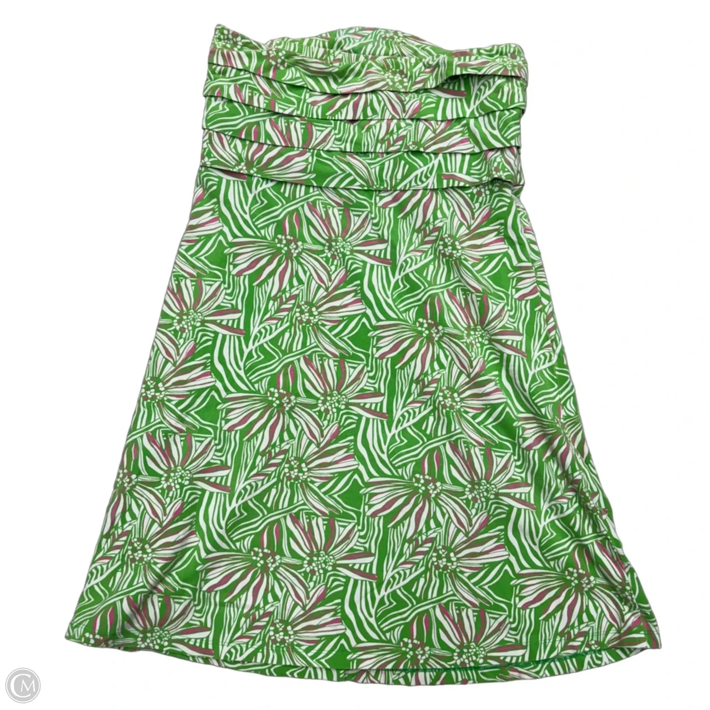 Dress Designer By Lilly Pulitzer In Green & Pink, Size: M