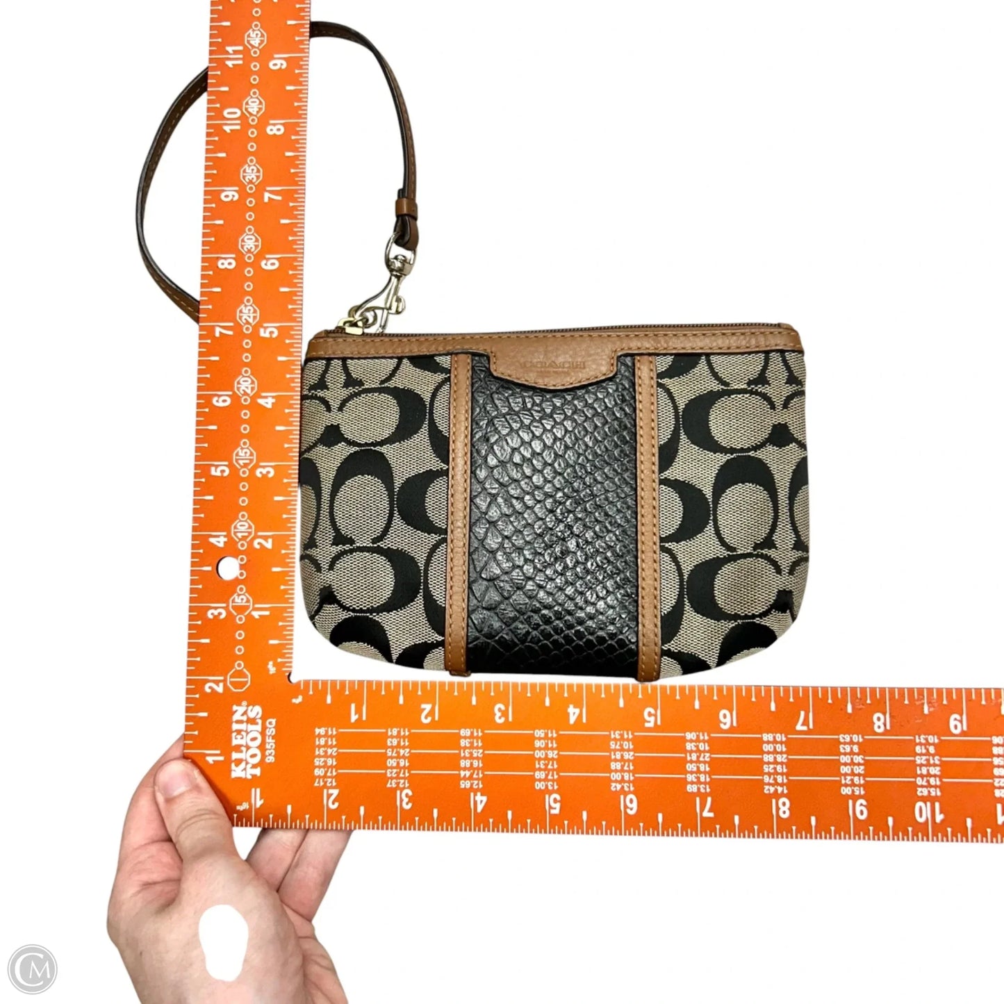 Wristlet Designer By Coach, Size: Small
