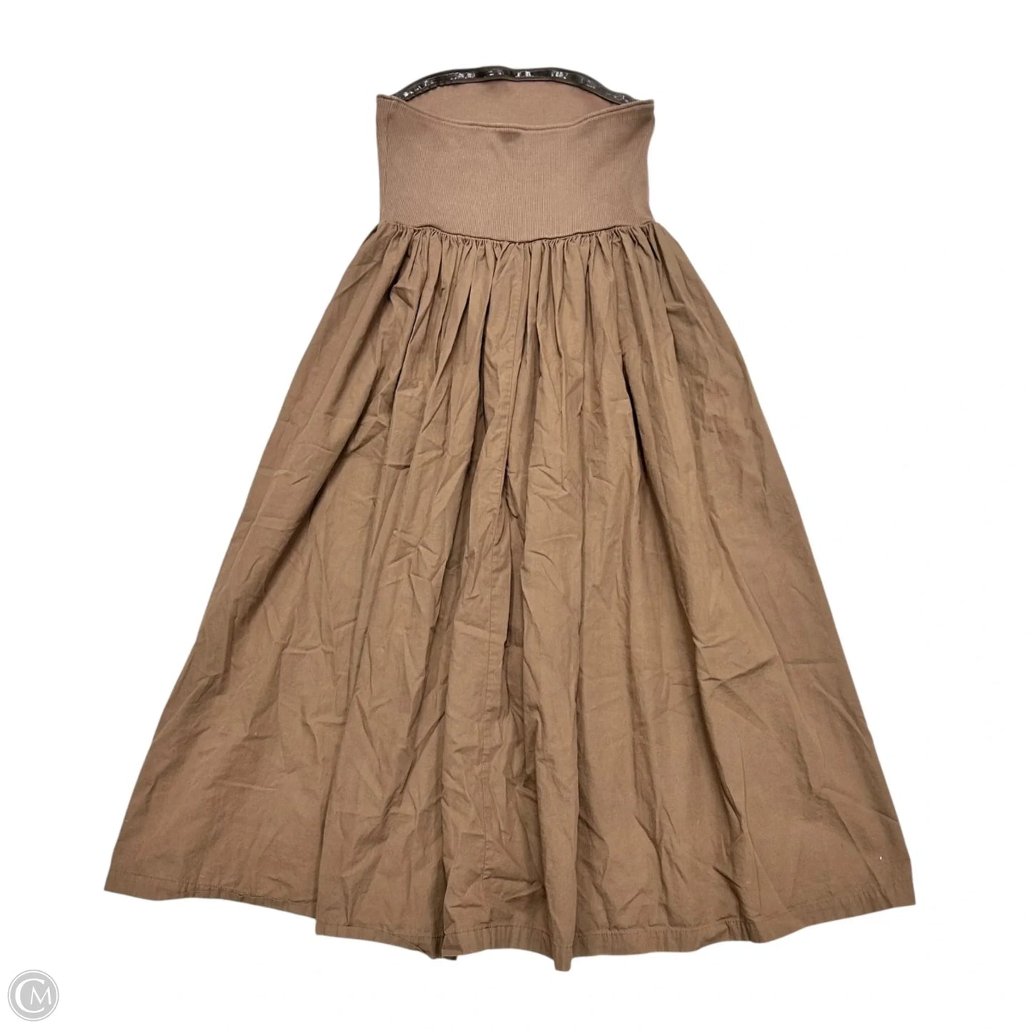 Dress Casual Midi By Anthropologie In Brown, Size: M