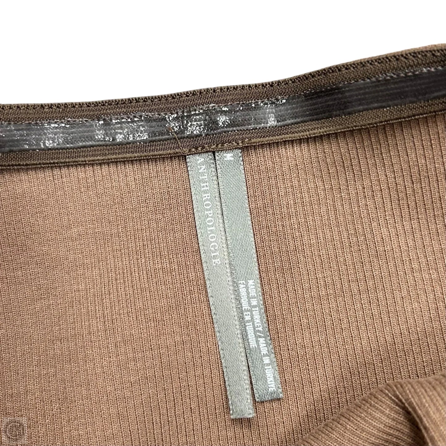Dress Casual Midi By Anthropologie In Brown, Size: M