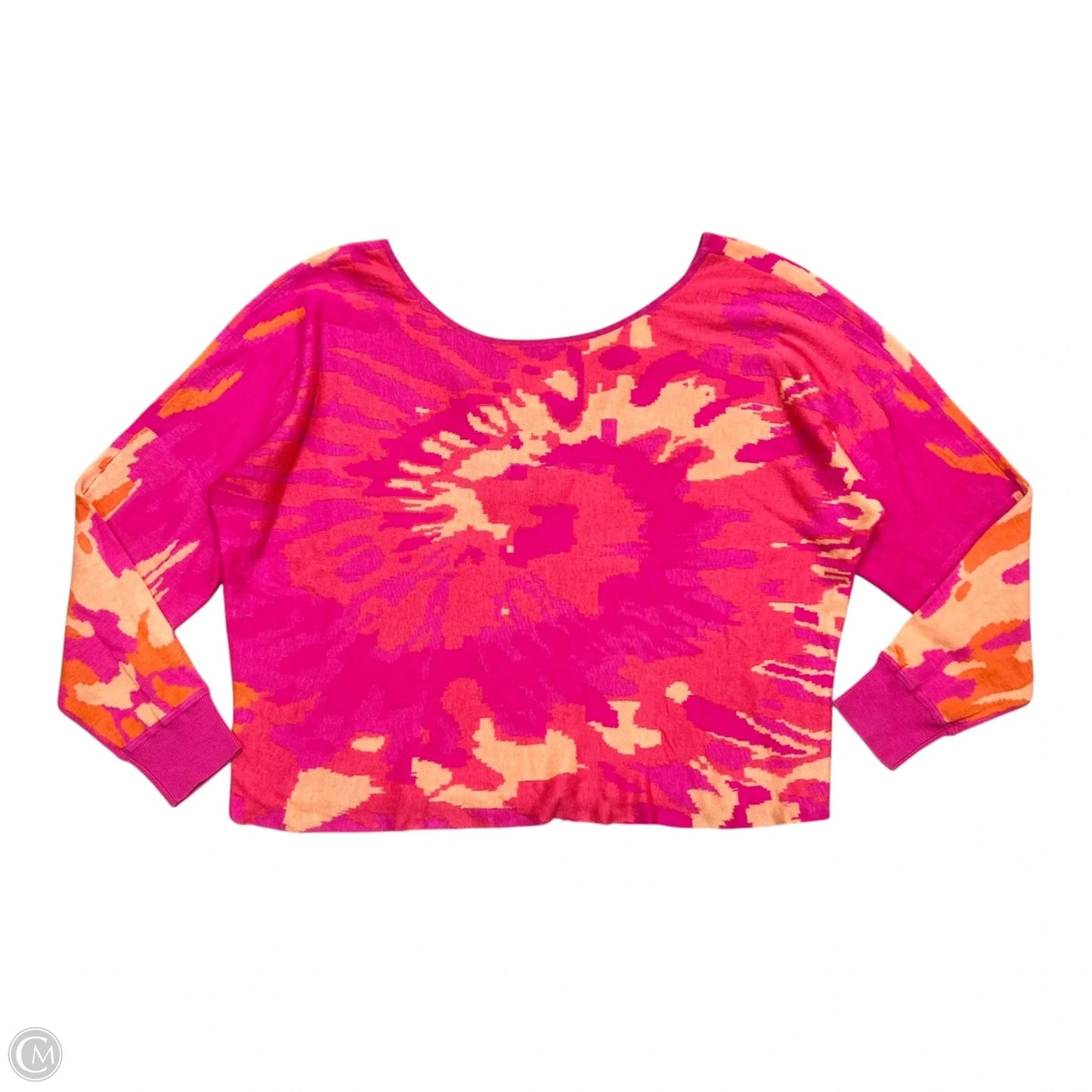 Sweater By Daily Practice By Anthropologie In Orange & Pink, Size: L