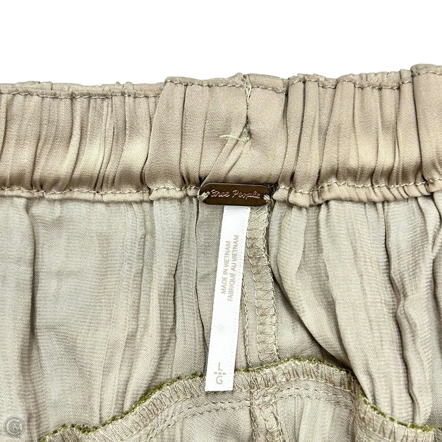 Pants Wide Leg By Free People In Green & Tan, Size: L