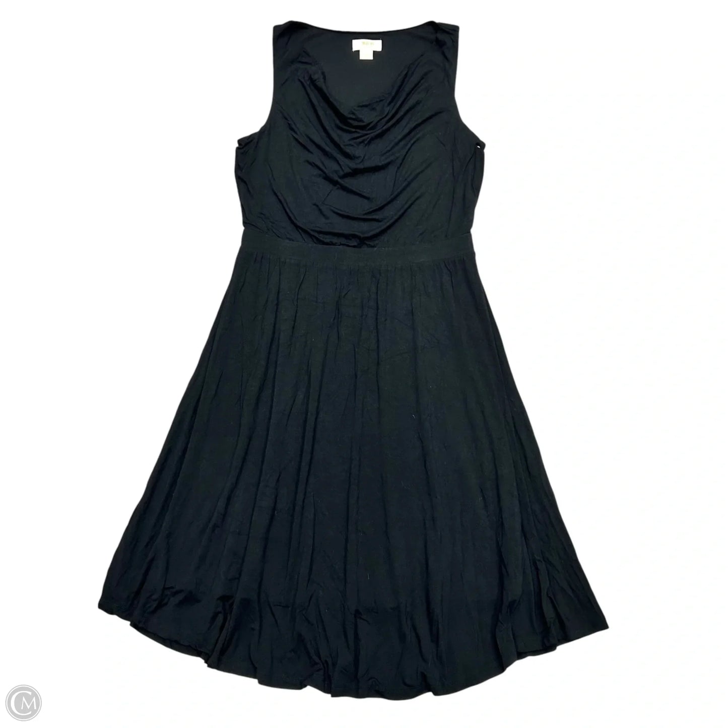 Dress Casual Midi By Maeve In Black, Size: M