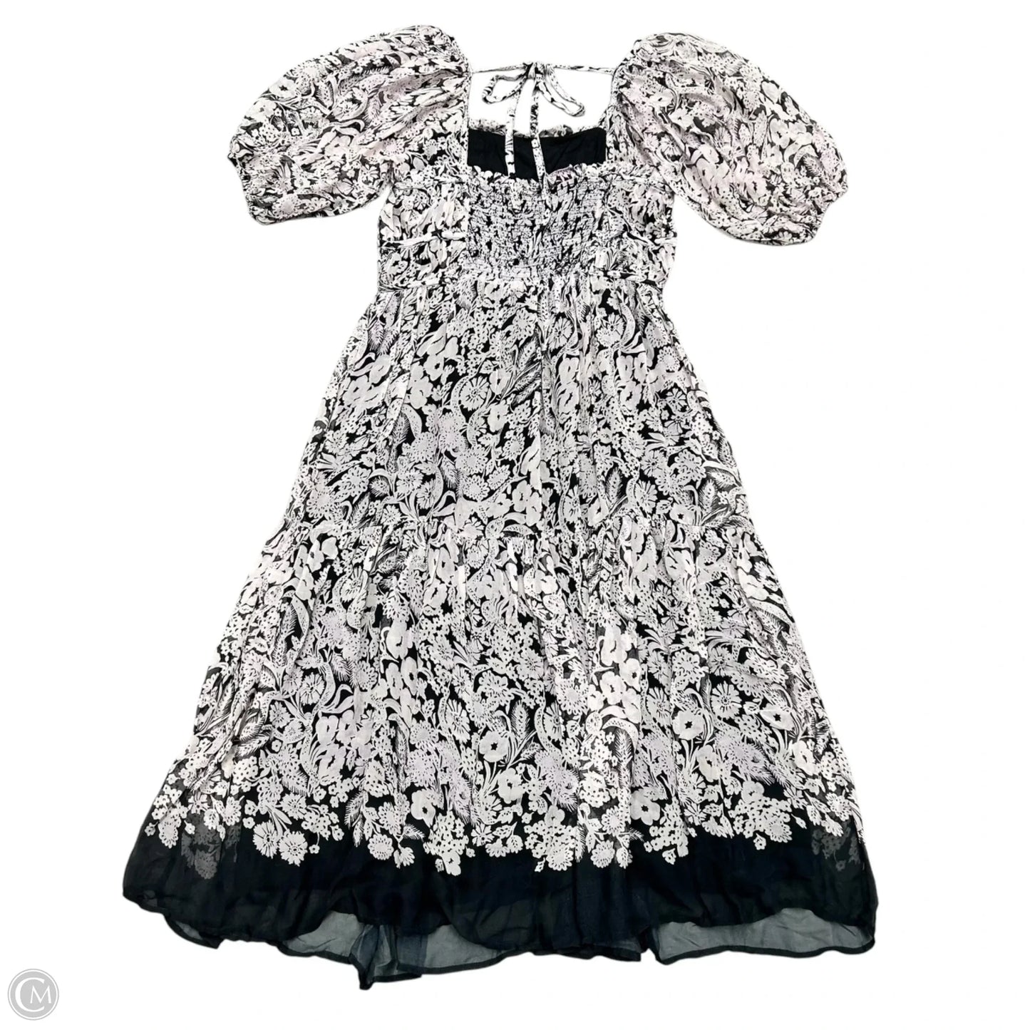 Dress Casual Maxi By Anthropologie In Black & Purple, Size: L
