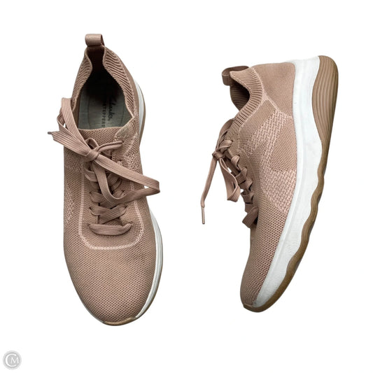Shoes Sneakers By Clarks In Pink, Size: 12