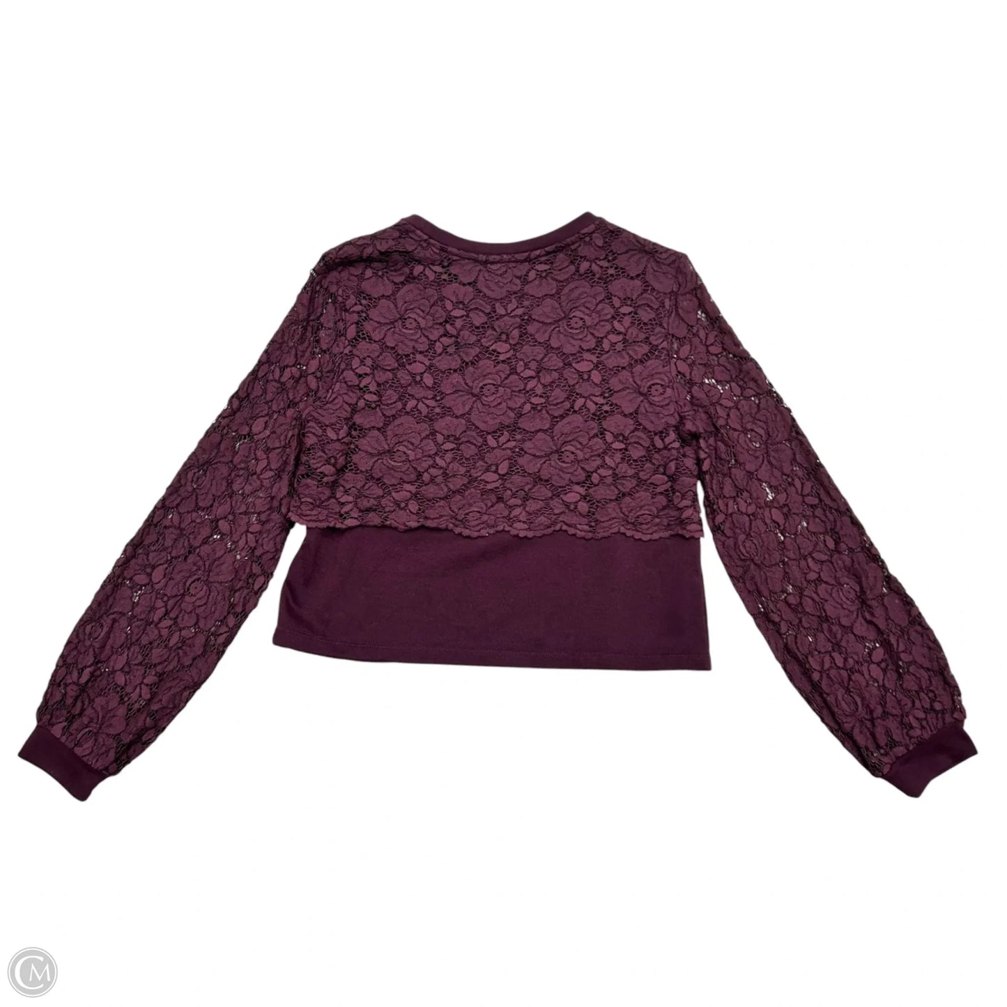 Top Long Sleeve By Maeve In Purple, Size: M