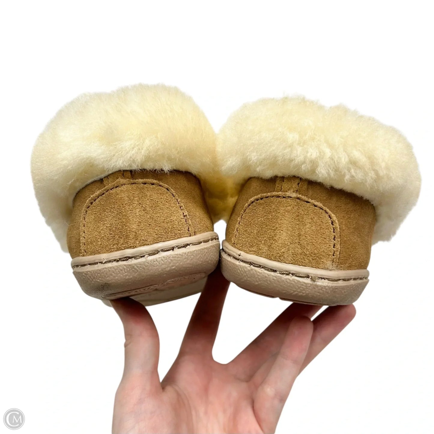 Slippers By Minnetonka In Tan, Size: 7.5