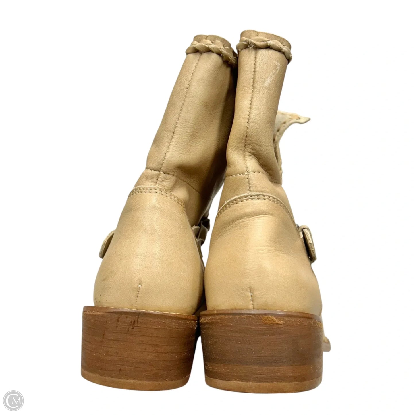 Boots Ankle Flats By Musse & Cloud In Tan, Size: 7