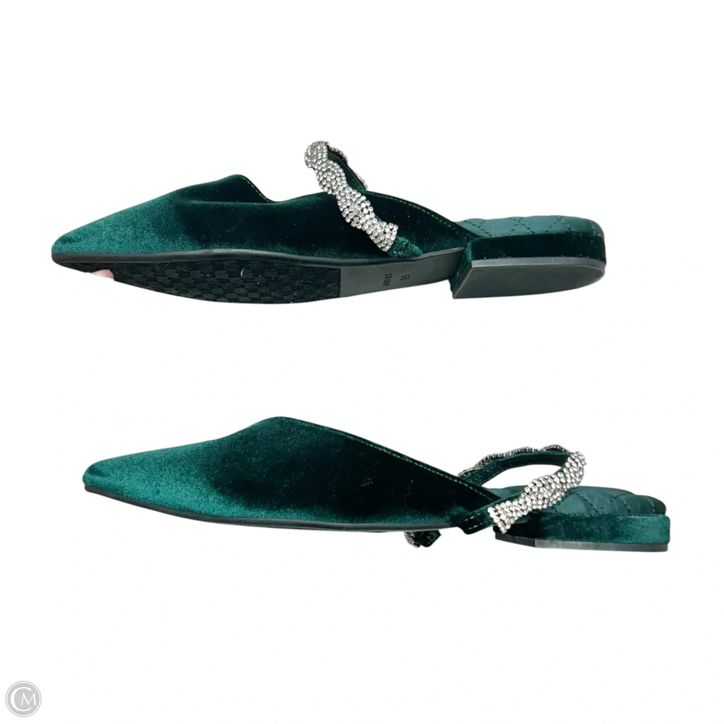 Shoes Flats By Birdies In Green, Size: 9.5