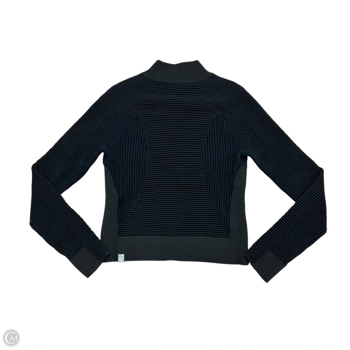 Top Long Sleeve By Lululemon In Black, Size: S