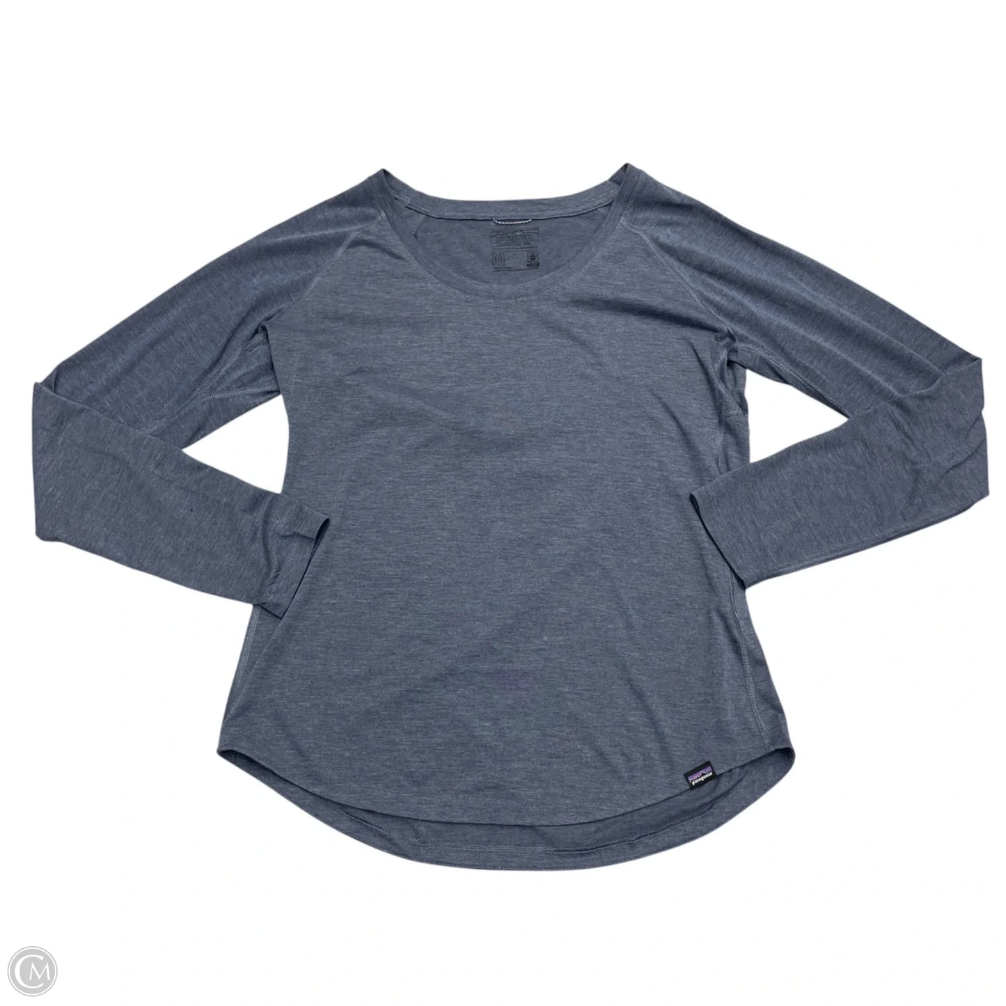 Athletic Top Long Sleeve Crewneck By Patagonia In Blue, Size: M
