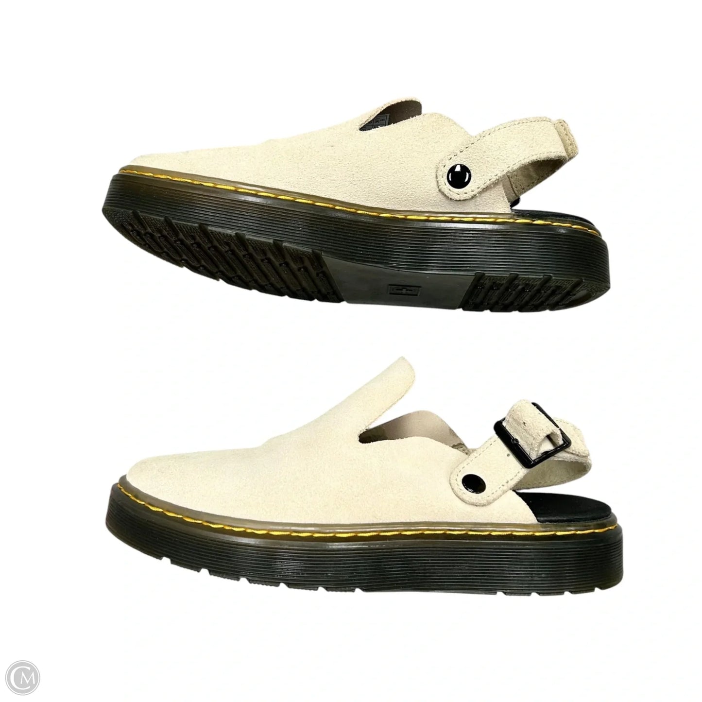 Shoes Flats By Dr Martens In Taupe, Size: 8