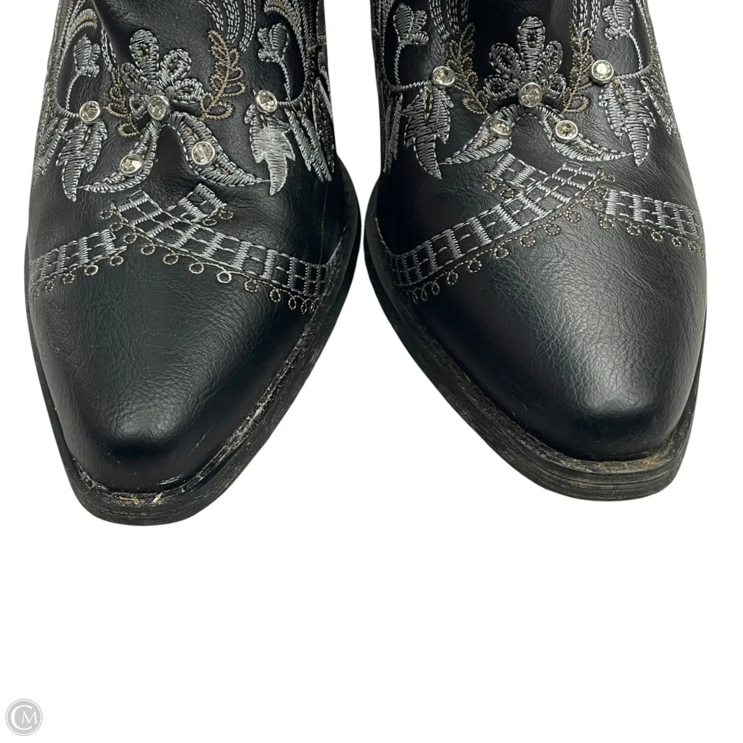 Boots Western In Black, Size: 11
